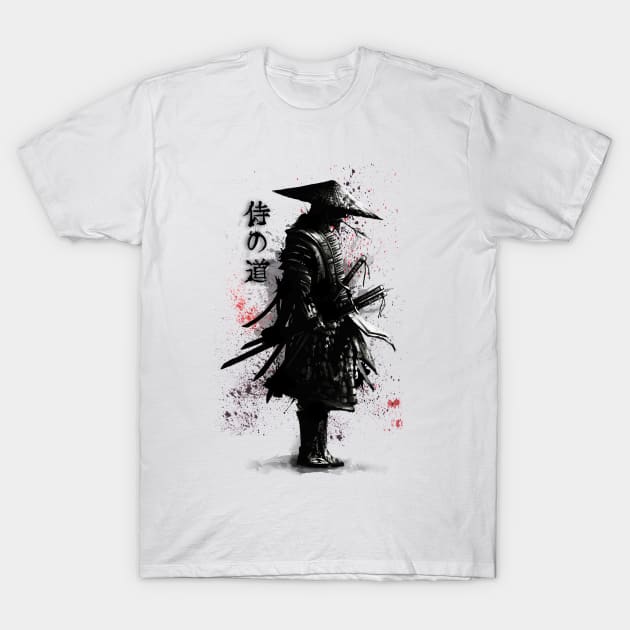 Samurai Warrior T-Shirt by MCAshe spiritual art 